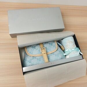 NINA RICCI Bag Blue Purse Small Mother Boy Mom Luxury Gift Set Baby Y2K NEW